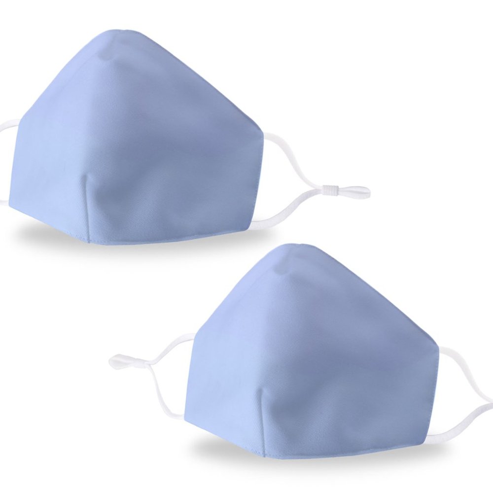2 PK Reusable Comfortable Cotton Face Mask Hazel